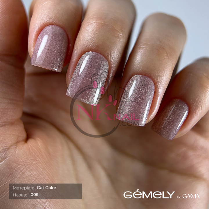 Гель-лак Gemely Cat color №009, 6 мл HEMA/TPO free